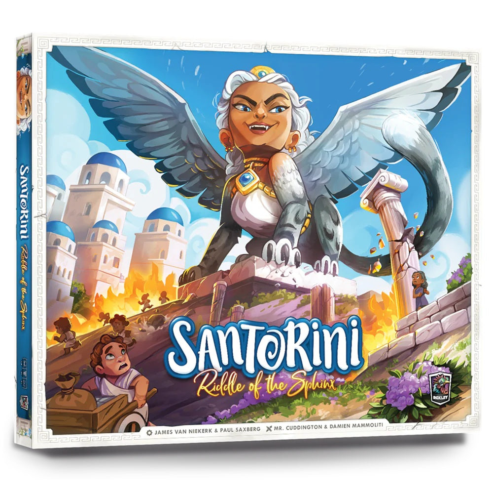Santorini Riddle of the Sphinx Deluxe Board Game, English Edition